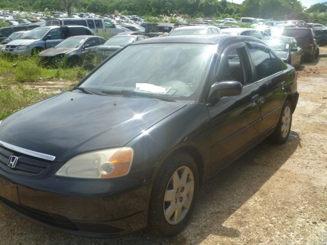 2HGES26751H529622 - 2001 HONDA CIVIC EX BLACK photo 2