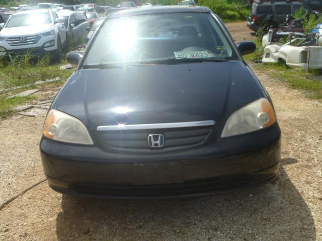 2HGES26751H529622 - 2001 HONDA CIVIC EX BLACK photo 9