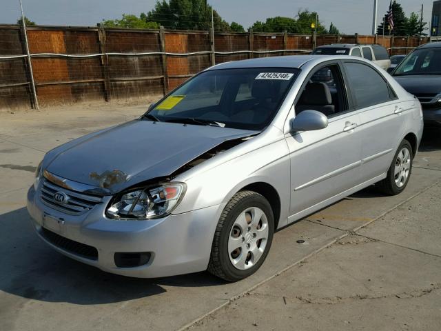 KNAFE121175443971 - 2007 KIA SPECTRA EX SILVER photo 2