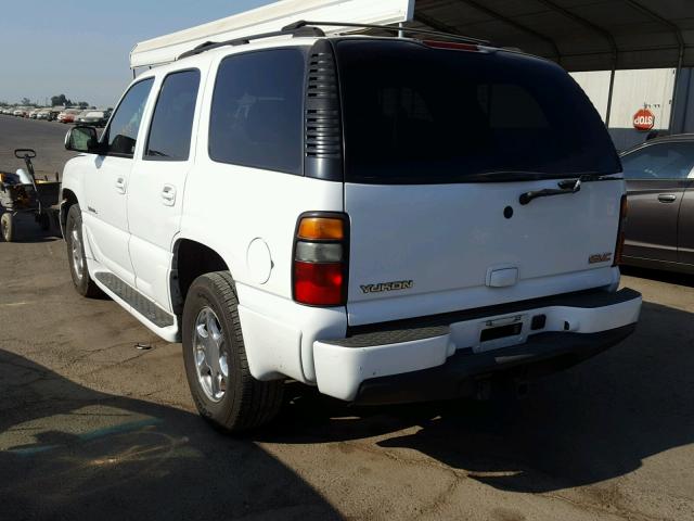 1GKEK63U14J261594 - 2004 GMC YUKON DENA WHITE photo 3