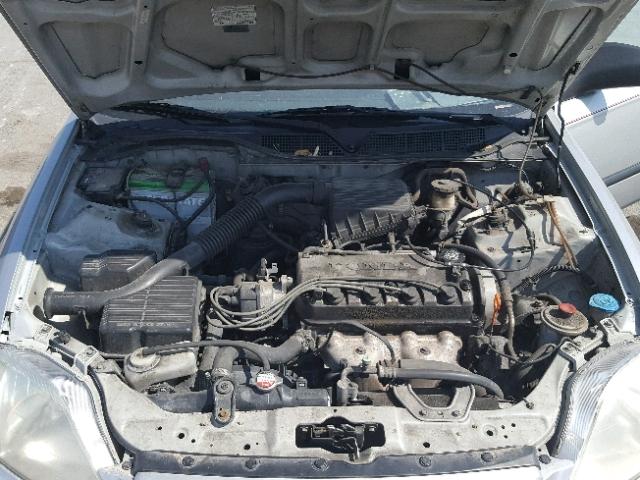 2HGEJ6442YH103724 - 2000 HONDA CIVIC DX SILVER photo 7