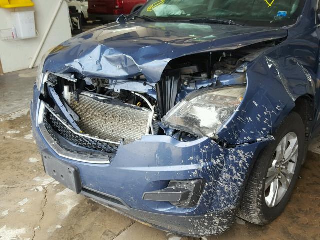 2GNFLEEK8C6244863 - 2012 CHEVROLET EQUINOX LT BLUE photo 9