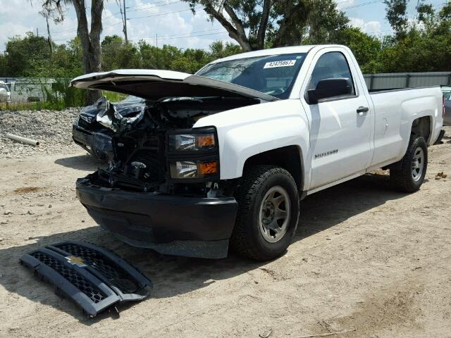 1GCNCPEH7EZ138836 - 2014 CHEVROLET SILVERADO WHITE photo 2