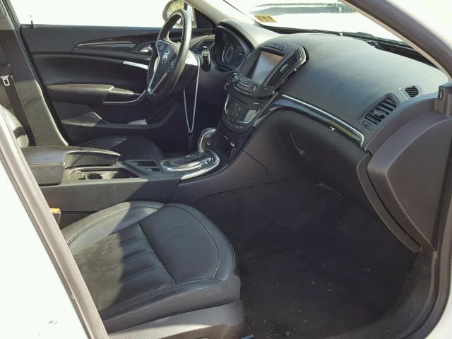 2G4GN5EX5E9158815 - 2014 BUICK REGAL WHITE photo 5