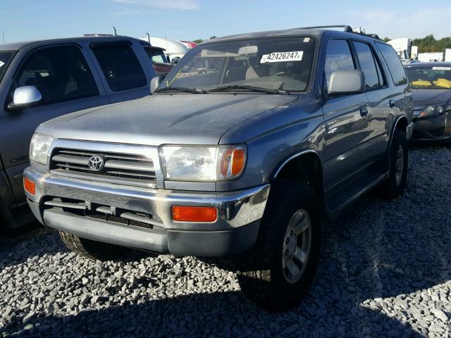 JT3HN86R1T0021845 - 1996 TOYOTA 4RUNNER SR BLUE photo 2