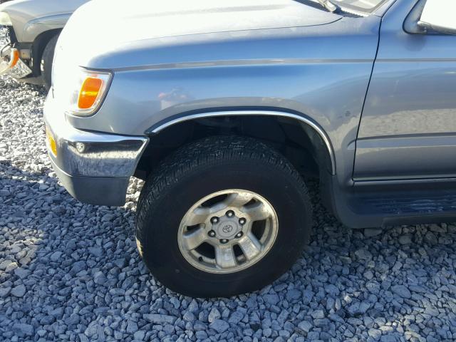 JT3HN86R1T0021845 - 1996 TOYOTA 4RUNNER SR BLUE photo 9