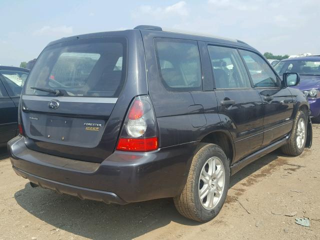 JF1SG66658H727298 - 2008 SUBARU FORESTER S 灰色 照片 4