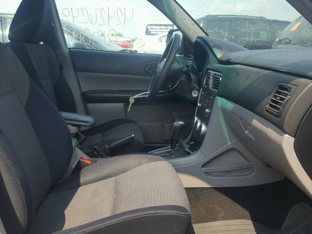 JF1SG66658H727298 - 2008 SUBARU FORESTER S 灰色 照片 5