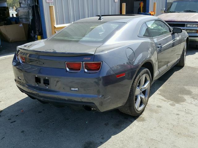 2G1FT1EW1A9207310 - 2010 CHEVROLET CAMARO SS GRAY photo 4