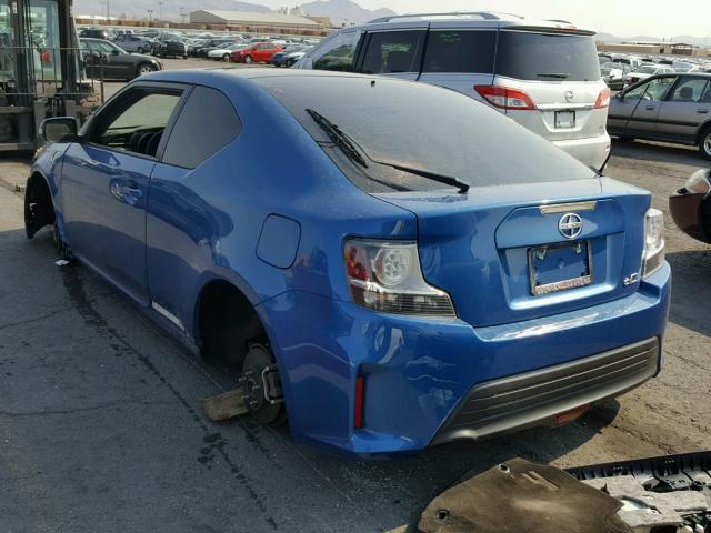 JTKJF5C77GJ020896 - 2016 TOYOTA SCION TC 蓝色 照片 3