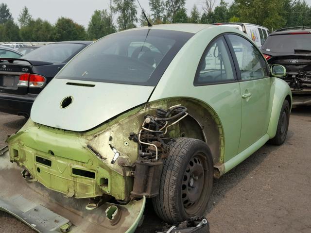3VWBB21C01M438293 - 2001 VOLKSWAGEN NEW BEETLE Yaşıl foto 4