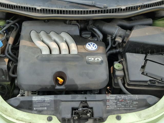 3VWBB21C01M438293 - 2001 VOLKSWAGEN NEW BEETLE Yaşıl foto 7