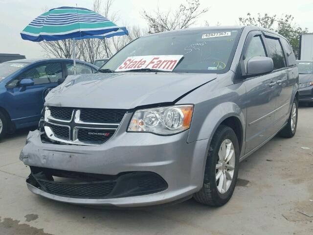 2C4RDGCG3DR719199 - 2013 DODGE GRAND CARA GRAY photo 2