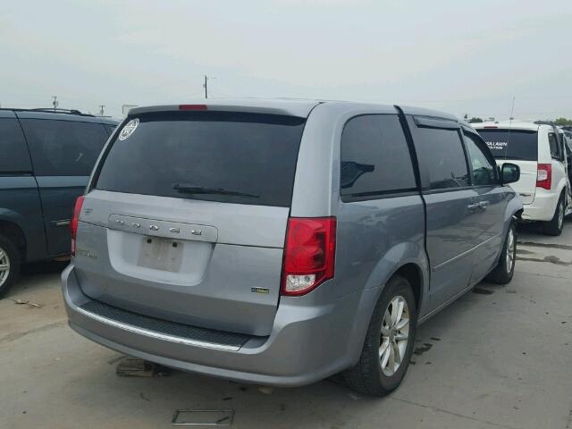 2C4RDGCG3DR719199 - 2013 DODGE GRAND CARA GRAY photo 4