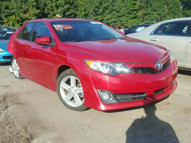 4T1BF1FK4DU644228 - 2013 TOYOTA CAMRY L RED photo 1