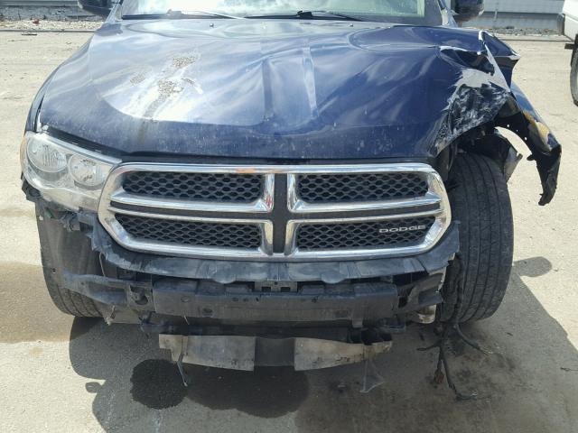 1C4RDJDG5CC218656 - 2012 DODGE DURANGO CR BLUE photo 7