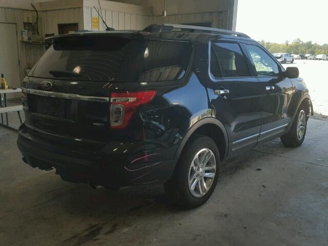 1FM5K8D82EGB18429 - 2014 FORD EXPLORER X BLACK photo 4