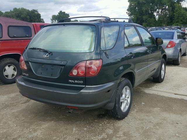 JT6HF10U7X0012223 - 1999 LEXUS RX 300 GREEN photo 4