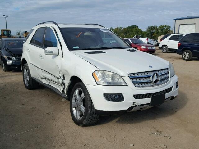 4JGBB86E38A369392 - 2008 MERCEDES-BENZ ML 350 WHITE photo 1