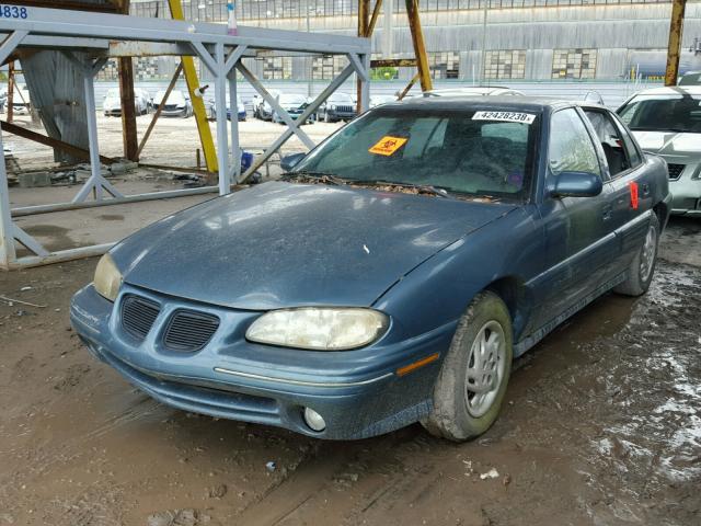 1G2NE52T7WC773538 - 1998 PONTIAC GRAND AM S GREEN photo 2