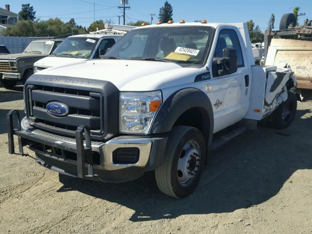 1FDUF4GT4FED59494 - 2015 FORD F450 SUPER WHITE photo 2