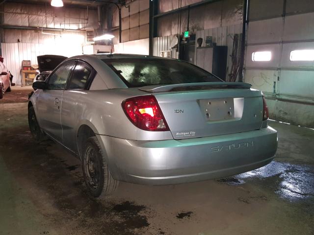 1G8AN15F07Z185417 - 2007 SATURN ION LEVEL SILVER photo 3