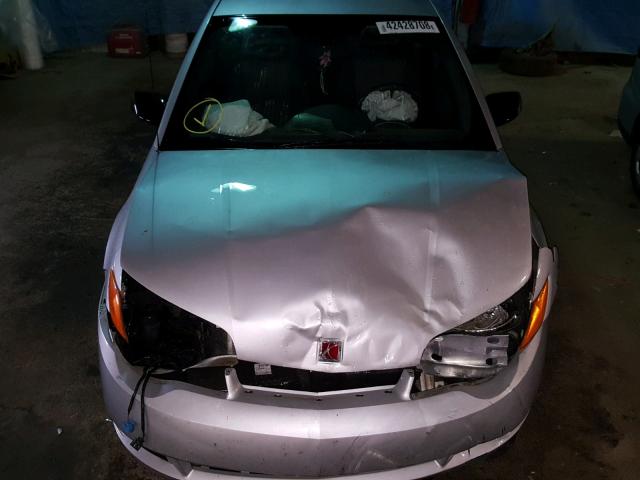 1G8AN15F07Z185417 - 2007 SATURN ION LEVEL SILVER photo 7