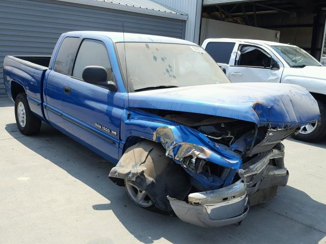 1B7HC13Z2XJ634294 - 1999 DODGE RAM 1500 BLUE photo 1