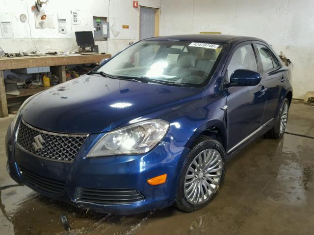 JS2RF9A38B6110755 - 2011 SUZUKI KIZASHI SE BLUE photo 2