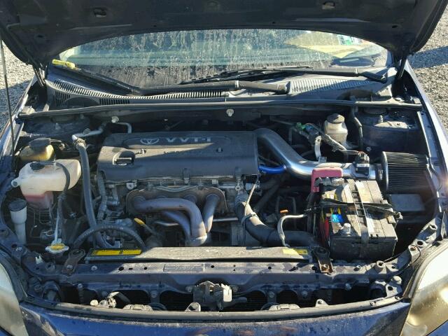 JTKDE177160120967 - 2006 TOYOTA SCION TC BLUE photo 7