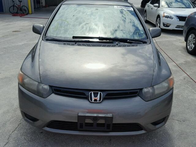 2HGFG12648H549111 - 2008 HONDA CIVIC LX GRAY photo 9