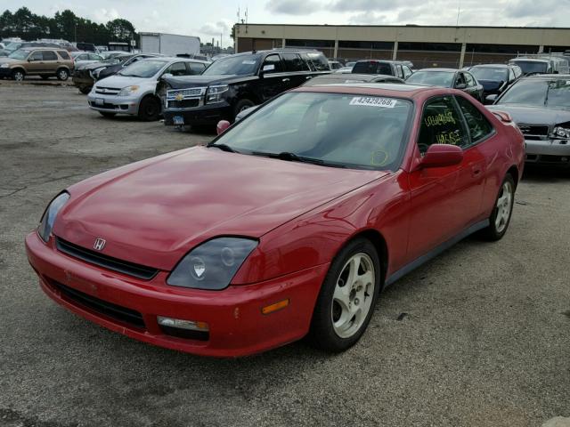 JHMBB6245VC002675 - 1997 HONDA PRELUDE RED photo 2