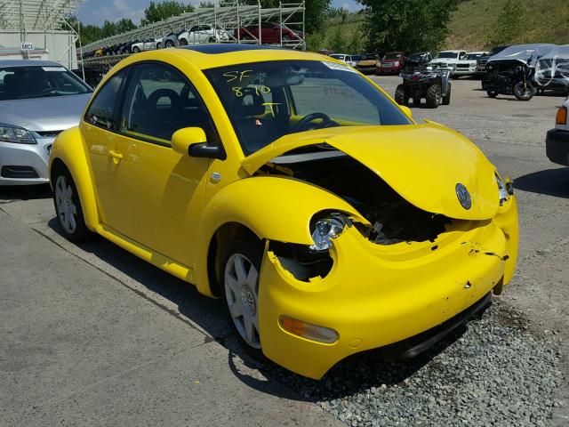 3VWDD21C22M417465 - 2002 VOLKSWAGEN NEW BEETLE 黄色 照片 1