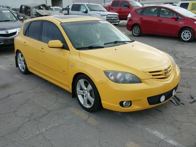 JM1BK143741188819 - 2004 MAZDA 3 HATCHBAC YELLOW photo 1