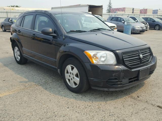 1B3HB28B98D583284 - 2008 DODGE CALIBER BLACK photo 1