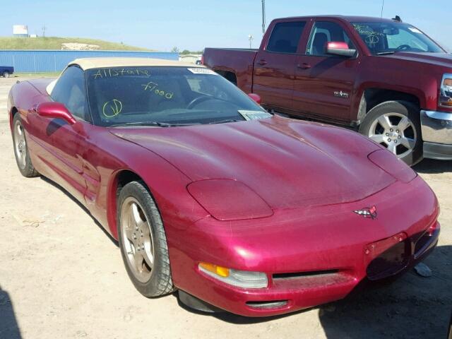 1G1YY32G845127667 - 2004 CHEVROLET CORVETTE RED photo 1