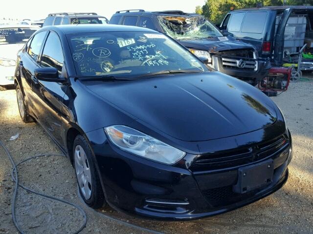 1C3CDFAA2ED755196 - 2014 DODGE DART BLACK photo 1