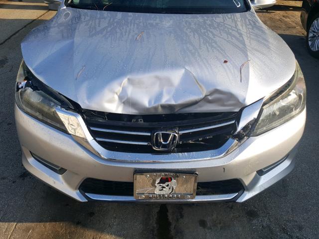 1HGCR3F88DA026350 - 2013 HONDA ACCORD EXL SILVER photo 9