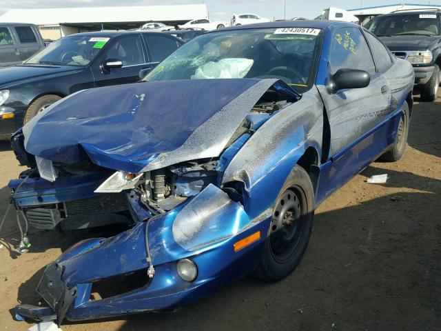 3G2JB12F25S103818 - 2005 PONTIAC SUNFIRE BLUE photo 2