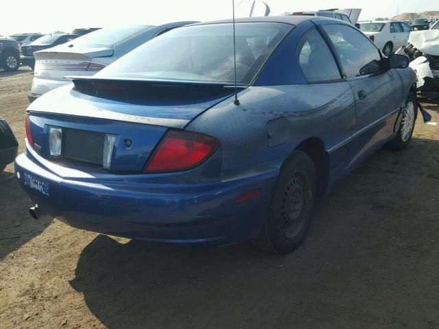 3G2JB12F25S103818 - 2005 PONTIAC SUNFIRE BLUE photo 4