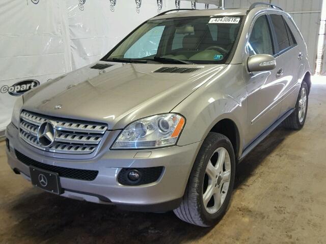 4JGBB86E48A432970 - 2008 MERCEDES-BENZ ML 350 GRAY photo 2