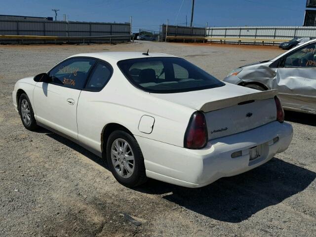 2G1WW12E759226050 - 2005 CHEVROLET MONTE CARL 白色 照片 3