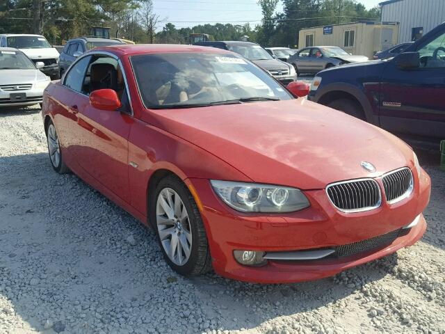 WBADW3C55DJ526498 - 2013 BMW 328 I RED photo 1