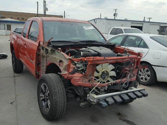 5TFRZ5CN8GX016126 - 2016 TOYOTA TACOMA ACC ORANGE photo 1