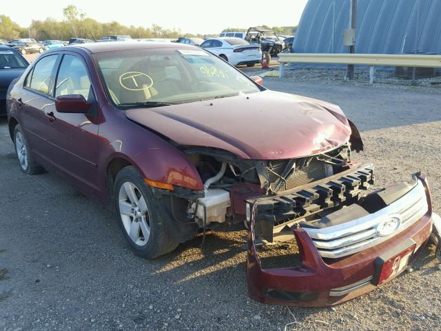 3FAHP07Z87R164177 - 2007 FORD FUSION SE RED photo 1