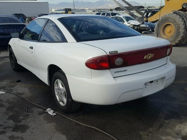 1G1JC12F747220633 - 2004 CHEVROLET CAVALIER WHITE photo 3