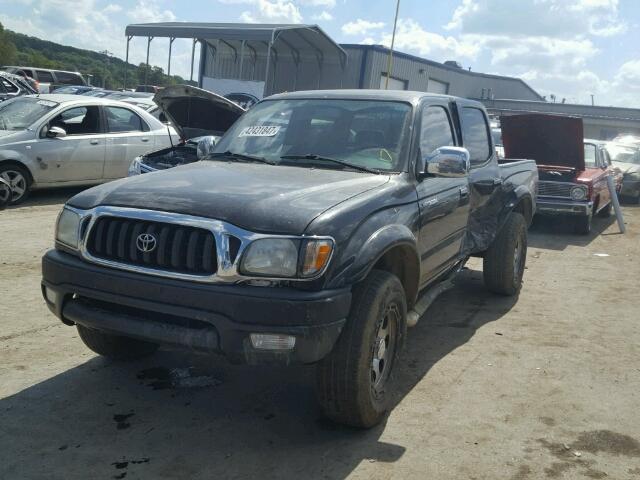 5TEHN72N53Z204304 - 2003 TOYOTA TACOMA BLACK photo 2