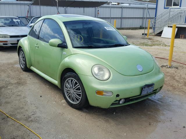3VWCD21C13M413209 - 2003 VOLKSWAGEN NEW BEETLE მწვანე ფოტო 1