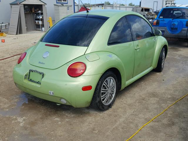 3VWCD21C13M413209 - 2003 VOLKSWAGEN NEW BEETLE GREEN photo 4