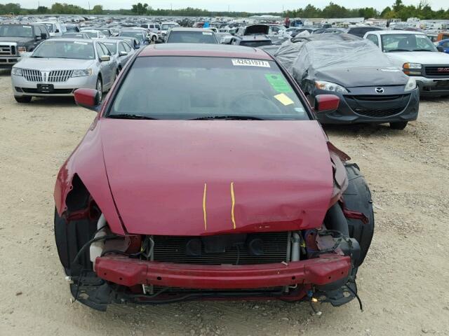 1HGCM82636A007689 - 2006 HONDA ACCORD EX RED photo 7